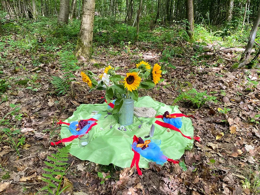 In vier Schritten zu Ihrem Ritual, Waldritual